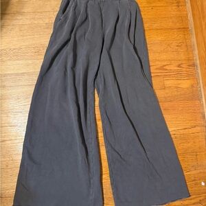 Aerie Wide Leg Black Pants